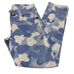 Justice Premiun Jeans Blue Camouflage Size 7R